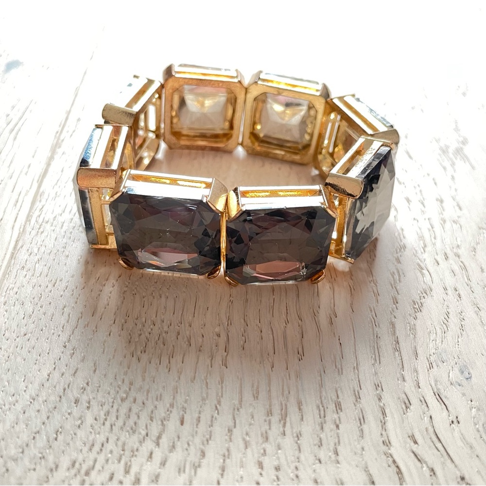 4/$26 | Stretchy Grey Jewel Bracelet